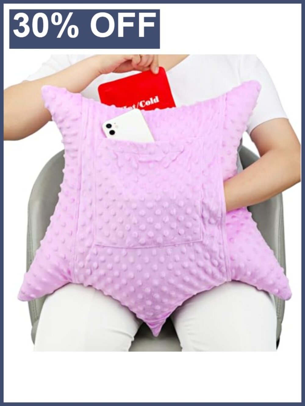 Star Hysterectomy Pillow 2 Pockets Recovery Abdominal Surgery Cushion